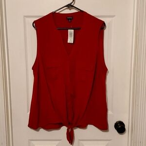 NWT Torrid sleeveless top, red size 2